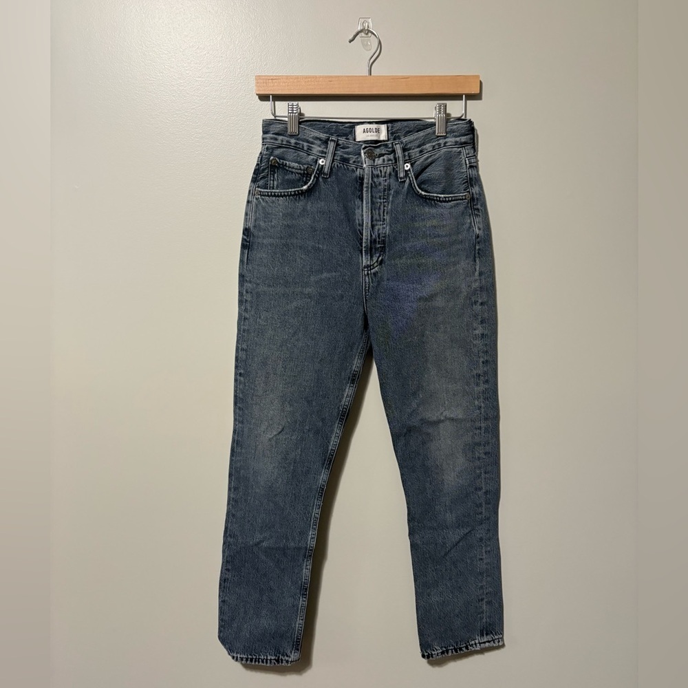 AGOLDE Riley High Rise Straight Crop Jeans - Picture 4 of 13